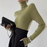 Bi-Color Knitwear Sweater