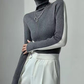 Bi-Color Knitwear Sweater