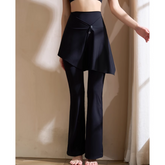 Yoga Pilates Double Layers Fitted Stretch Leggings