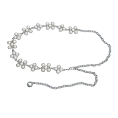 Pearl Flower Girdle Belt