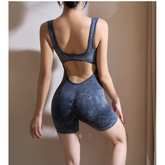Yoga Pilates Backless Fitted Jumpsuit