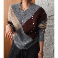 Square Knitwear Sweater
