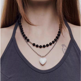 Heart Double-Layers Necklace