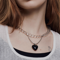 Heart Double-Layers Necklace