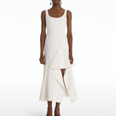 Asymmetric Hem Evening Dress Gown