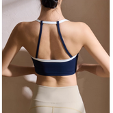 Yoga Pilates Bi-Color Fitted Sports Bra