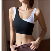 Yoga Pilates Bi-Color Dri-Fit Fitted Sports Bra