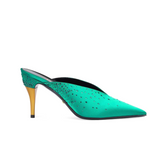 Diamante Mules Sandals