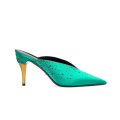 Diamante Mules Sandals