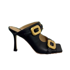 Buckled Mules Sandals