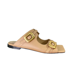 Buckled Slippers Slides