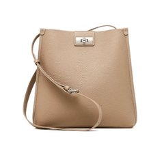 Metal Lock Bucket Bag