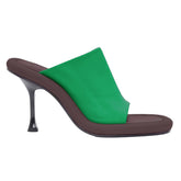 Bi-Color Mules Sandals