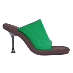 Bi-Color Mules Sandals