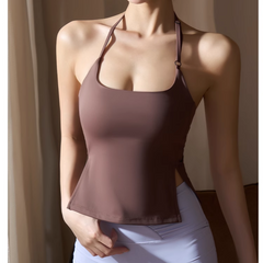 Yoga Pilates Opening Fitted Sports Bra