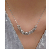 Diamante And Ball Necklace