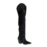 Diamante Over The Knee Boots