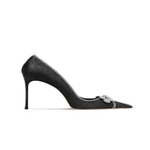 Diamante Stiletto Heel Pumps - 6cm