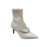 Metal Embellished Ankle Boots