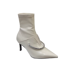 Metal Embellished Ankle Boots