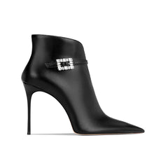 Diamante Ankle Boots - 8cm