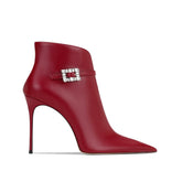 Diamante Ankle Boots - 8cm
