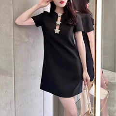 Diamante Star Mini Dress
