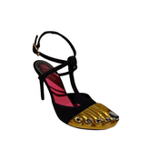 Toe Detailed Statement High Heel Sandals