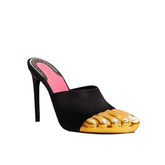 Toe Detailed Statement Mules Sandals
