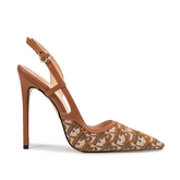 Slingback High Heel Sandals - 12cm