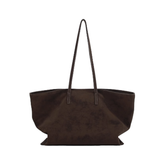 Suede Oversized Tote Bag