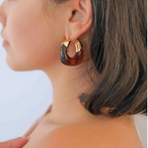 U Shaped Earrings - Pair