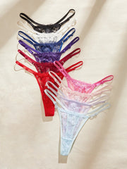 10Pcs/Set Sexy Lace Women Panties