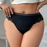 1pcs Low Waist Plus Size 1XL-4XL Women Panties