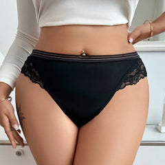 1pcs Low Waist Plus Size 1XL-4XL Women Panties