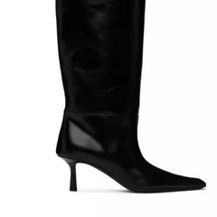 Kitten Heel Knee High Boots