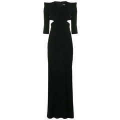 Cut Out Maxi Evening Dress Gown