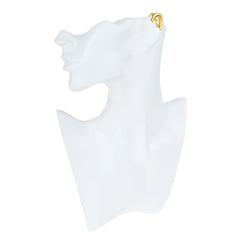 Ear Shaped Clip On Earrings - Pair