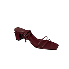 Lace Up Block Heel Sandals