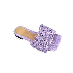 Braided Slippers Slides