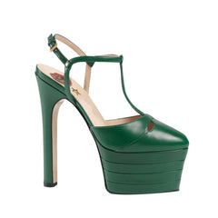 T-Strap High Heel Platform Sandals