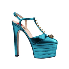 T-Strap High Heel Platform Sandals