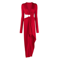 Cut Out Evening Dress Gown