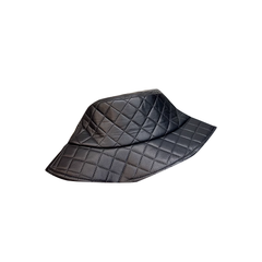 Quilted Leather Hat