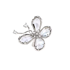 Diamante Butterfly Ring