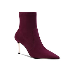 Suede Ankle Boots - 6cm