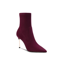 Suede Ankle Boots - 8cm