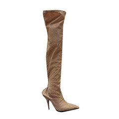 Stiletto Heel Over The Knee Boots