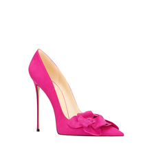 Flower Embellished High Heel Pumps - 10cm