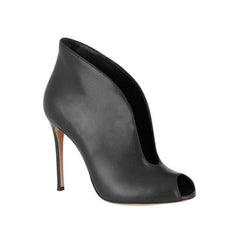 Deep V Vamp Ankle Heels
